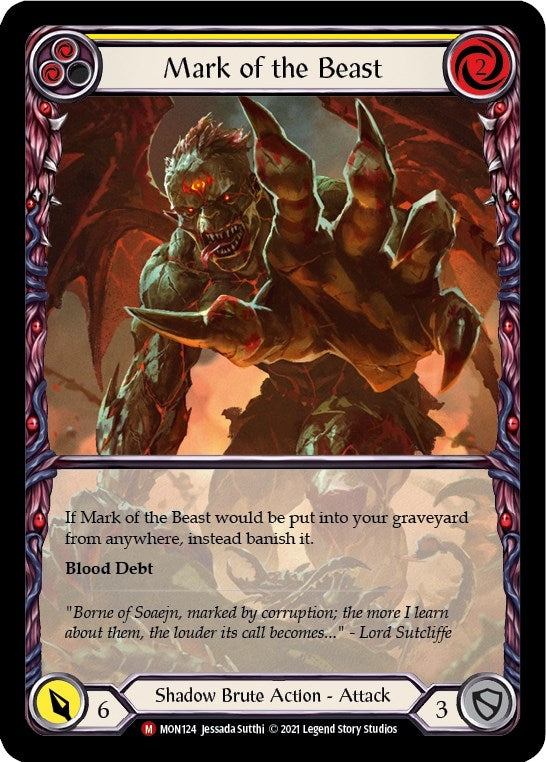 Mark of the Beast Extended Art (MON124) [MON]