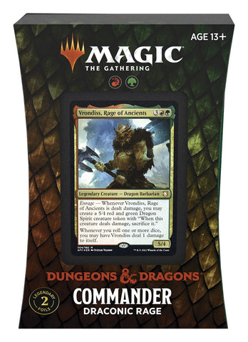 Adventures in the Forgotten Realms Draconic Rage Commander Deck [AFC]