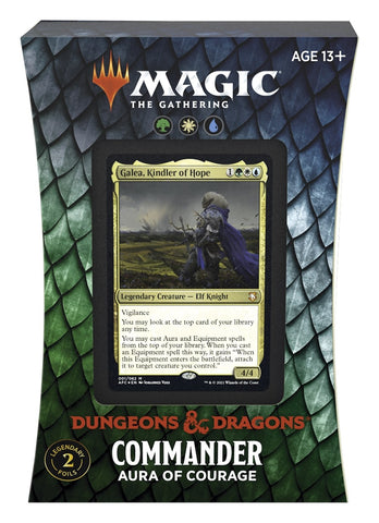 Adventures in the Forgotten Realms Aura of Courage Commander Deck [AFC]