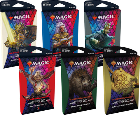 Adventures in the Forgotten Realms Theme Booster Set of 6 () [AFR]