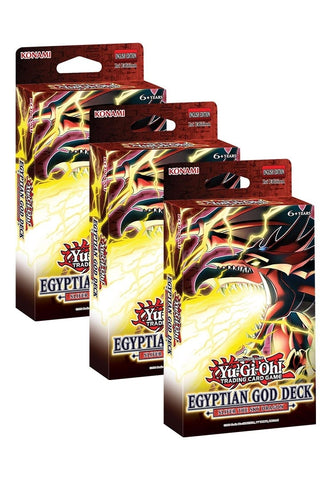 Egyptian God Deck Slifer the Sky Dragon 1st Edition Set of 3 [EGS1]
