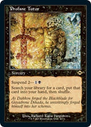 Profane Tutor Retro Frame Foil Etched (401) [MH2]