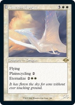 Timeless Dragon (Retro Foil Etched) [Modern Horizons 2]