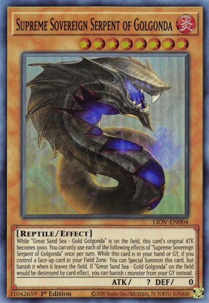 Supreme Sovereign Serpent of Golgonda (LIOV-EN004) [LIOV]