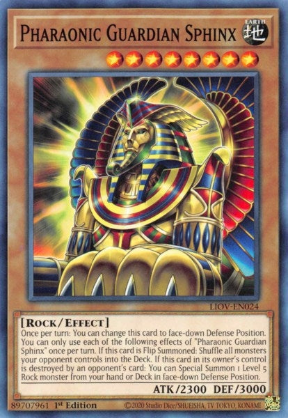 Pharaonic Guardian Sphinx (LIOV-EN024) [LIOV]