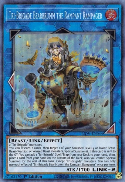 Tri Brigade Bearbrumm the Rampant Rampager (LIOV-EN044) [LIOV]