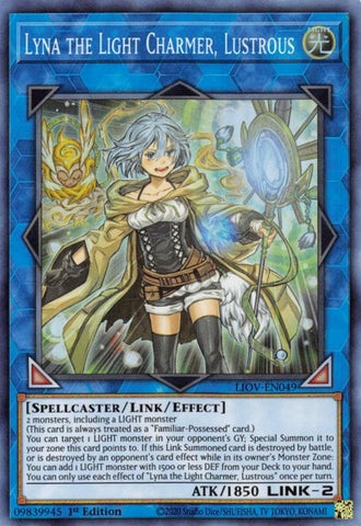 Lyna the Light Charmer Lustrous (LIOV-EN049) [LIOV]