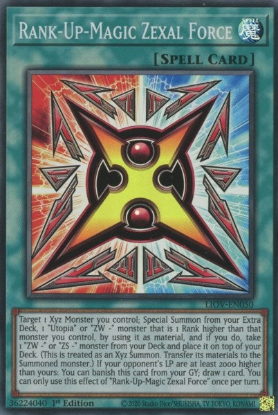 Rank Up Magic Zexal Force (LIOV-EN050) [LIOV]