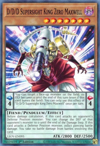 D D D Supersight King Zero Maxwell (LIOV-EN095) [LIOV]