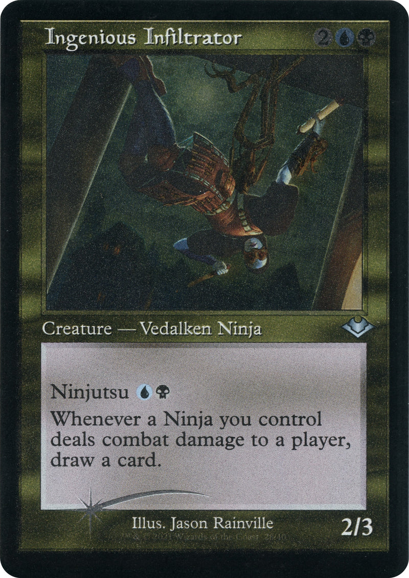 Ingenious Infiltrator Retro Frame Foil Etched (28) [MH1]