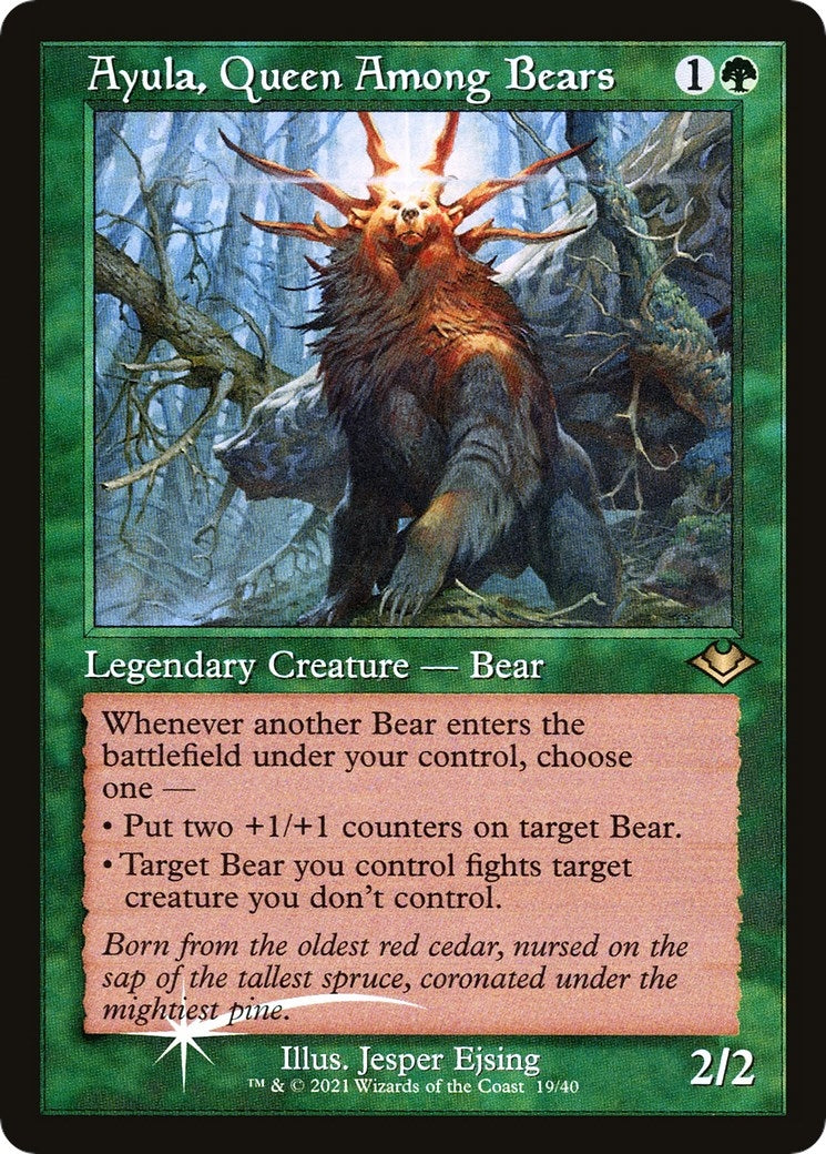 Ayula Queen Among Bears Retro Frame (19) [MH1]