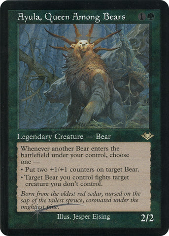 Ayula Queen Among Bears Retro Frame Foil Etched (19) [MH1]