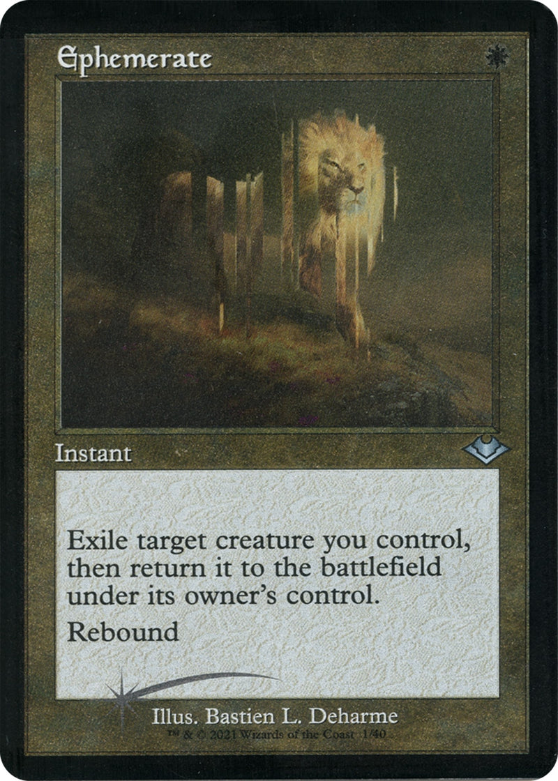 Ephemerate Retro Frame Foil Etched (1) [MH1]