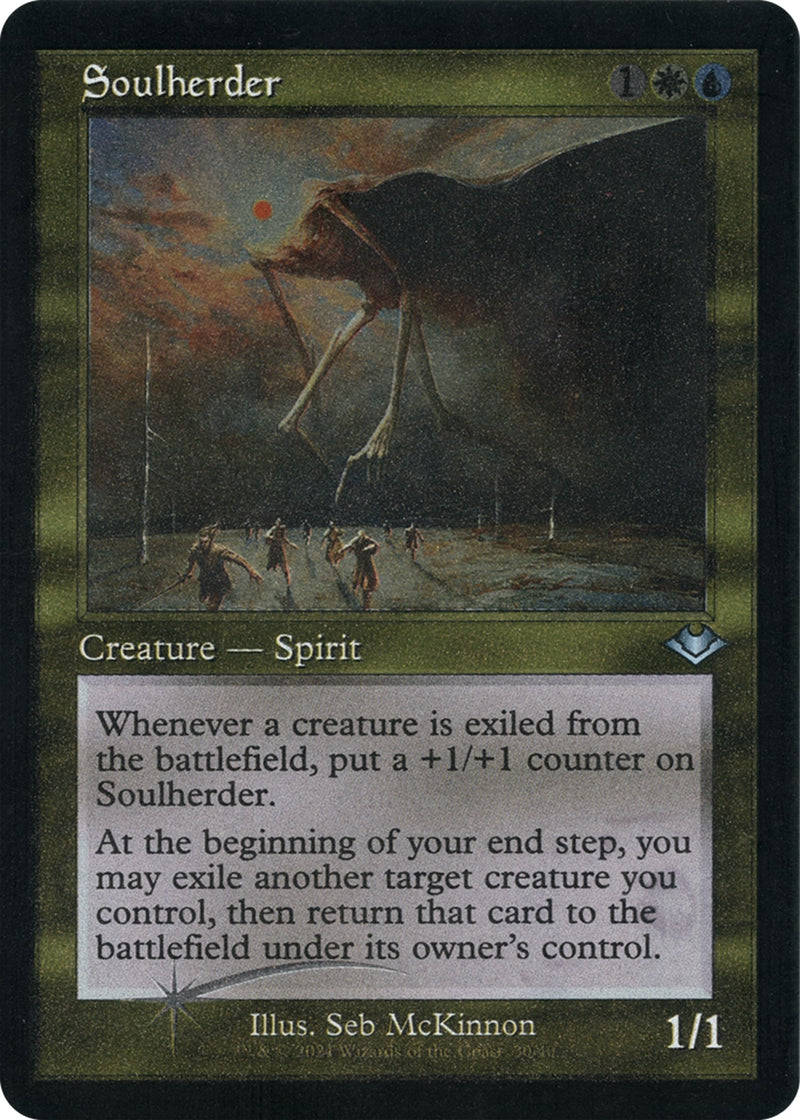 Soulherder Retro Frame Foil Etched (30) [MH1]