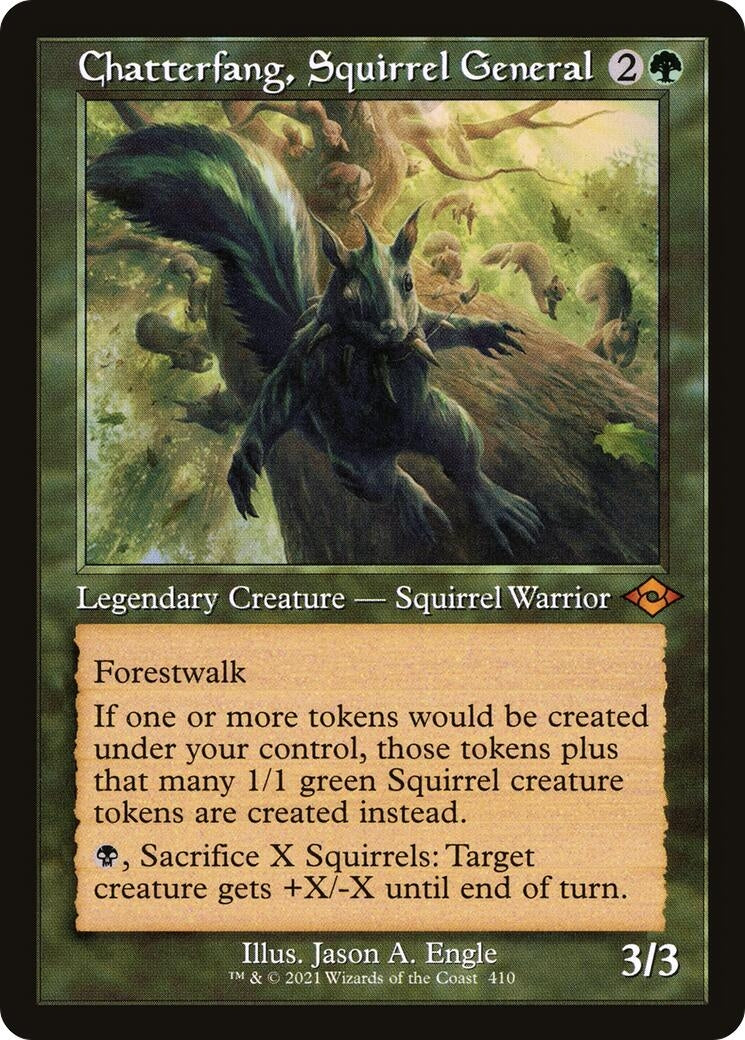 Chatterfang Squirrel General Retro Frame (410) [MH2]