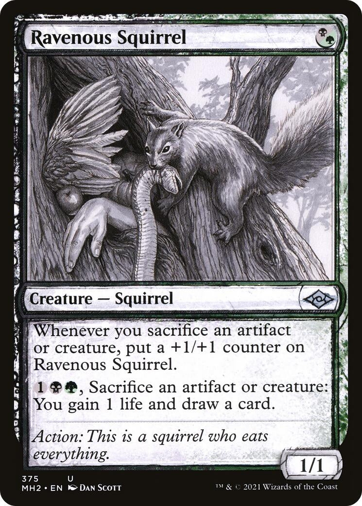 Ravenous Squirrel Showcase (375) [MH2]
