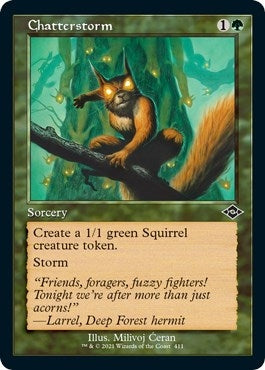Chatterstorm Retro Frame Foil Etched (411) [MH2]