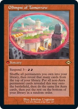 Glimpse of Tomorrow Retro Frame Foil Etched (407) [MH2]