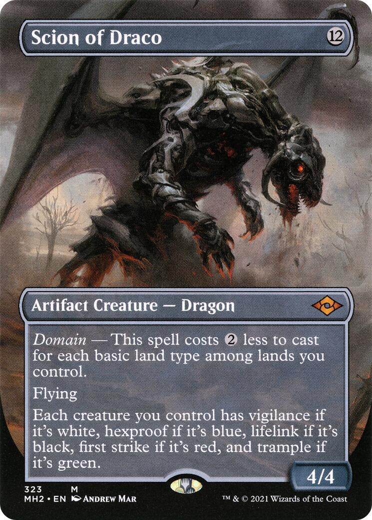 Scion of Draco Borderless (323) [MH2]