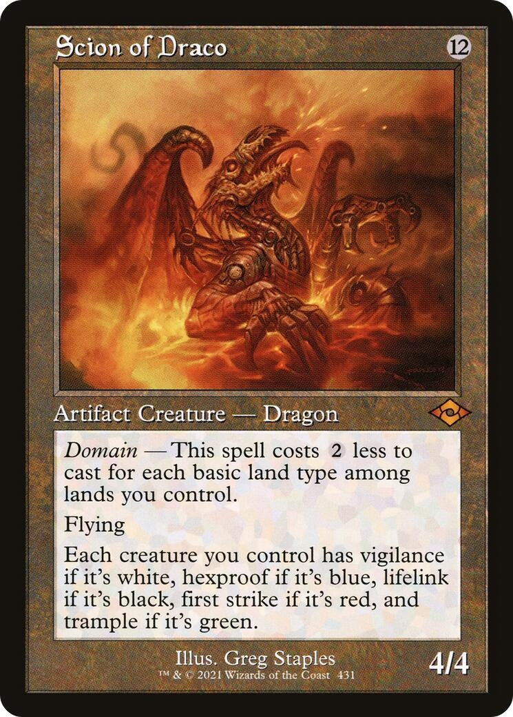 Scion of Draco Retro Frame (431) [MH2]