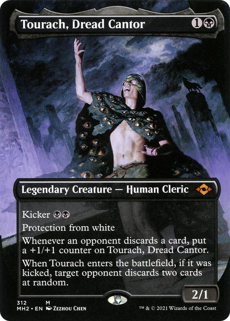 Tourach Dread Cantor Borderless (312) [MH2]