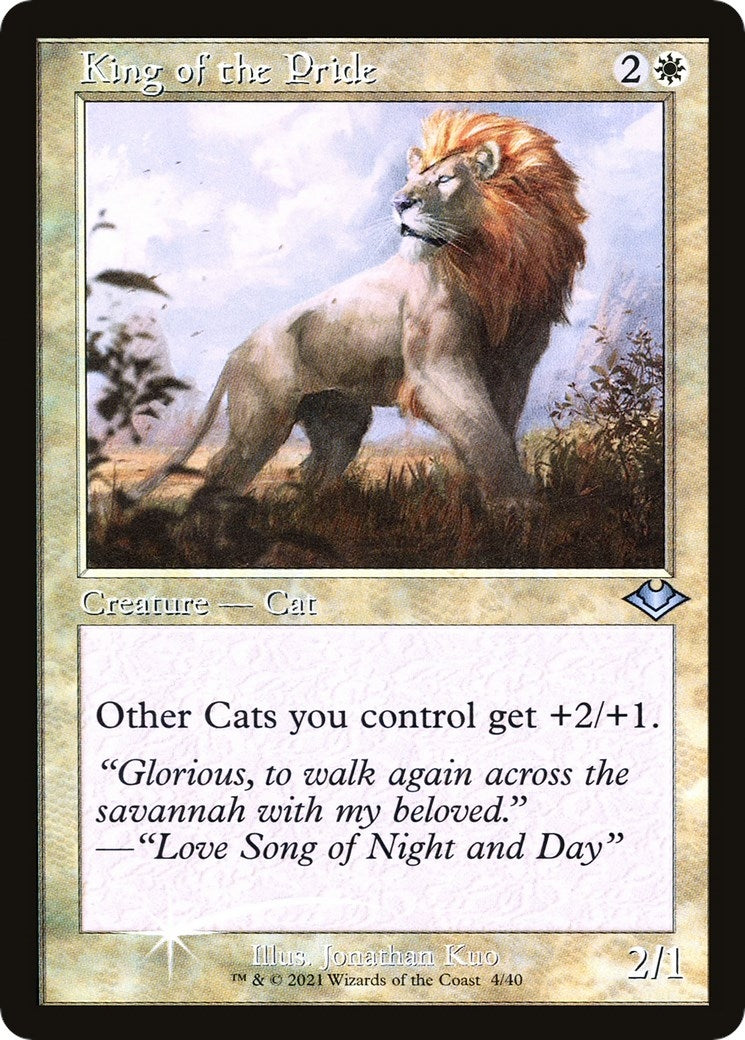 King of the Pride Retro Frame (4) [MH1]