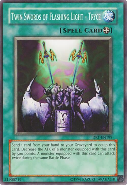 Twin Swords of Flashing Light Tryce (DR1-EN199)