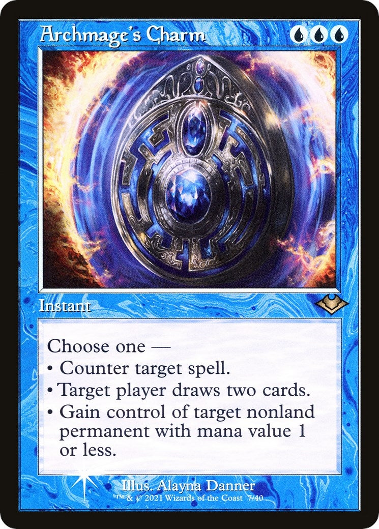 Archmages Charm Retro Frame (7) [MH1]