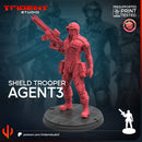 SHIELD TROOPER AGENT - Marvel MCP-Compatible 40mm Resin Miniature