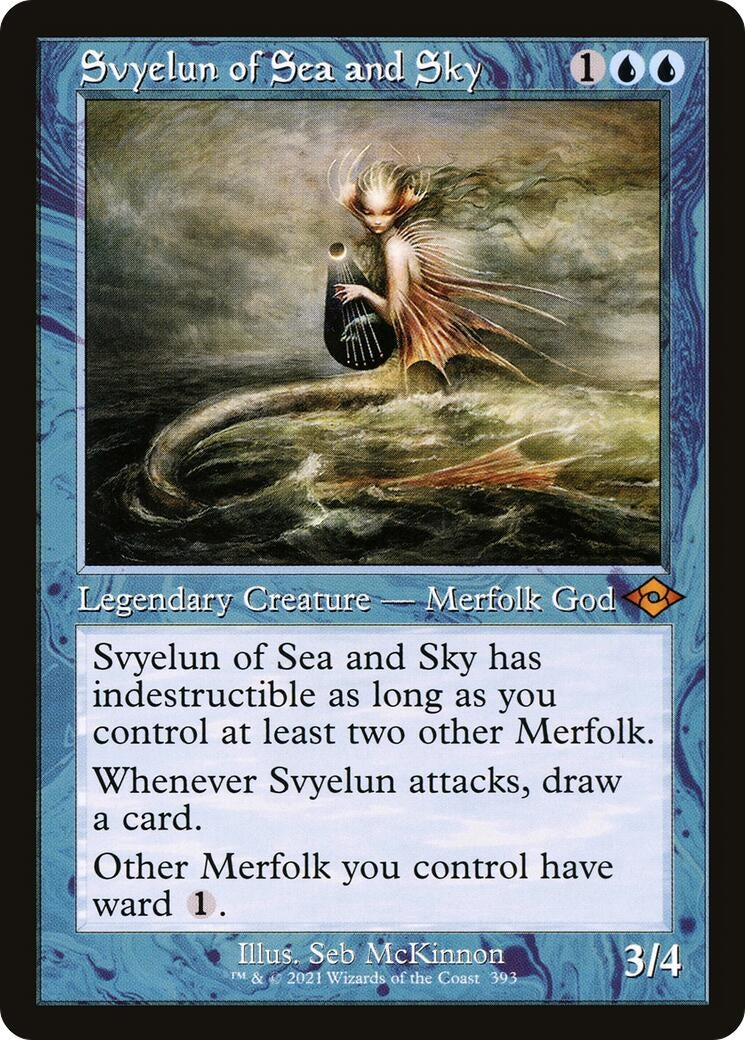 Svyelun of Sea and Sky Retro Frame (393) [MH2]