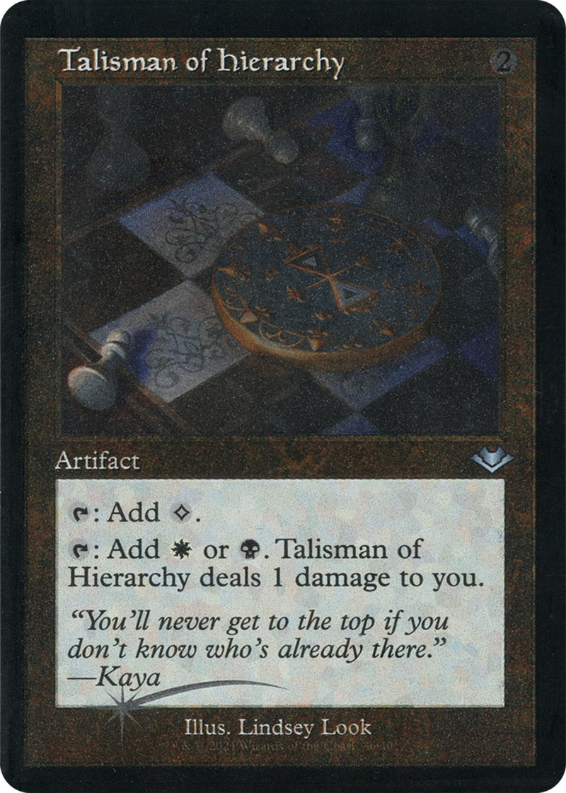 Talisman of Hierarchy Retro Frame Foil Etched (36) [MH1]