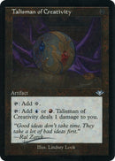 Talisman of Creativity Retro Frame Foil Etched (34) [MH1]