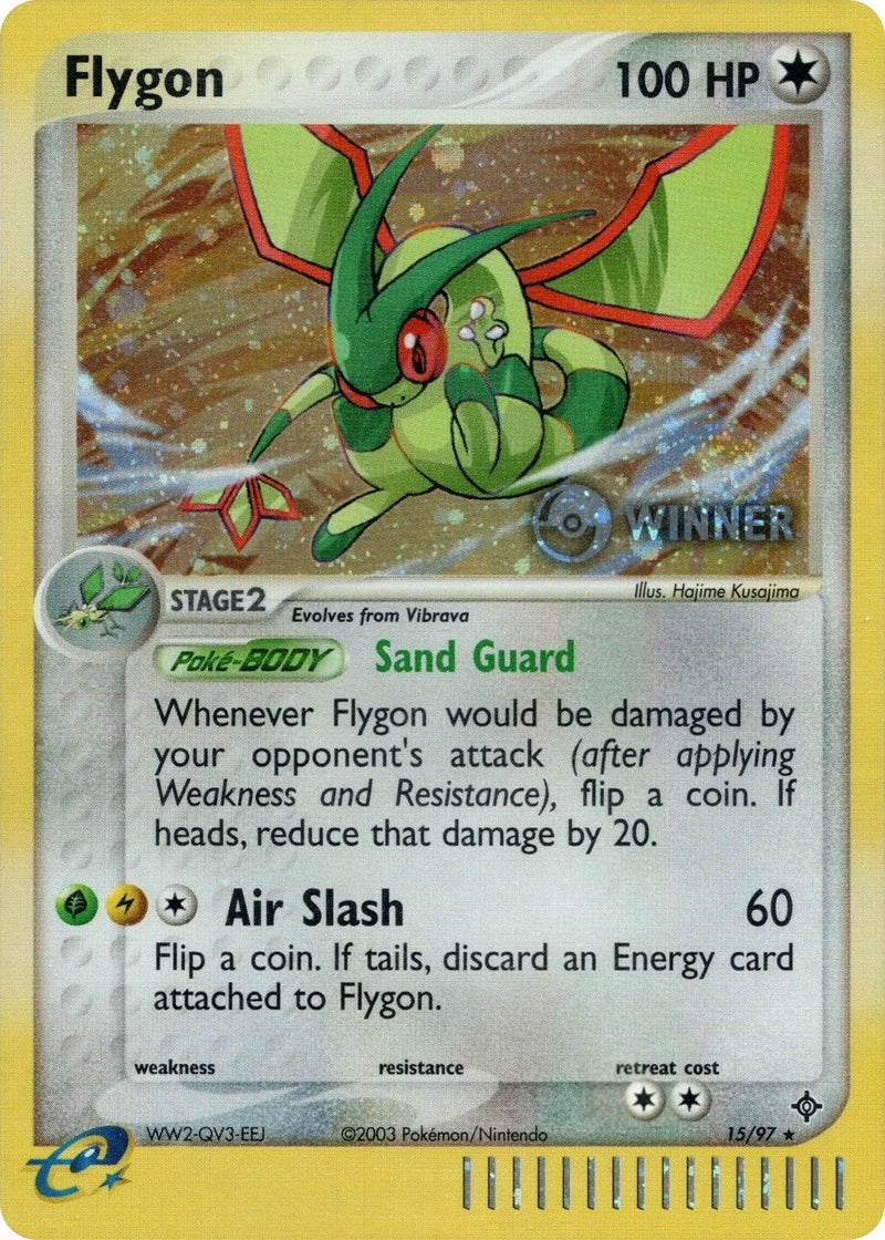 Flygon 15 97 Pokemon League Winner (015/097) [PR]
