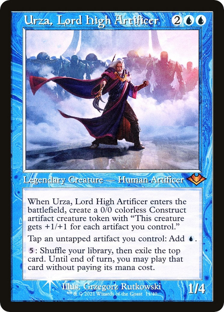 Urza Lord High Artificer Retro Frame (11) [MH1]