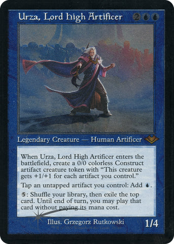 Urza Lord High Artificer Retro Frame Foil Etched (11) [MH1]