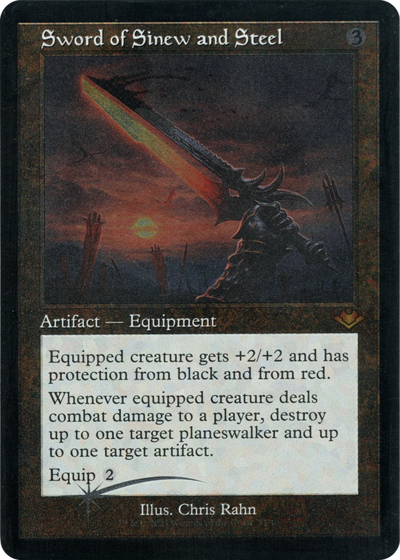 Sword of Sinew and Steel (Retro Foil Etched) [Modern Horizons 2]
