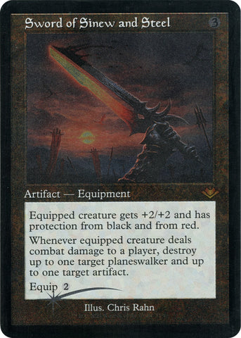 Sword of Sinew and Steel (Retro Foil Etched) [Modern Horizons 2]