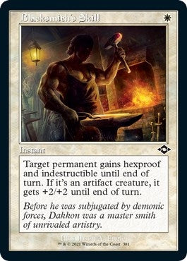 Blacksmiths Skill Retro Frame Foil Etched (381) [MH2]