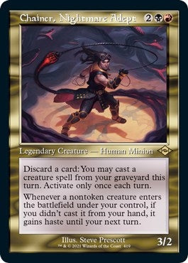 Chainer Nightmare Adept Retro Frame Foil Etched (419) [MH2]