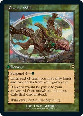 Gaeas Will Retro Frame Foil Etched (412) [MH2]