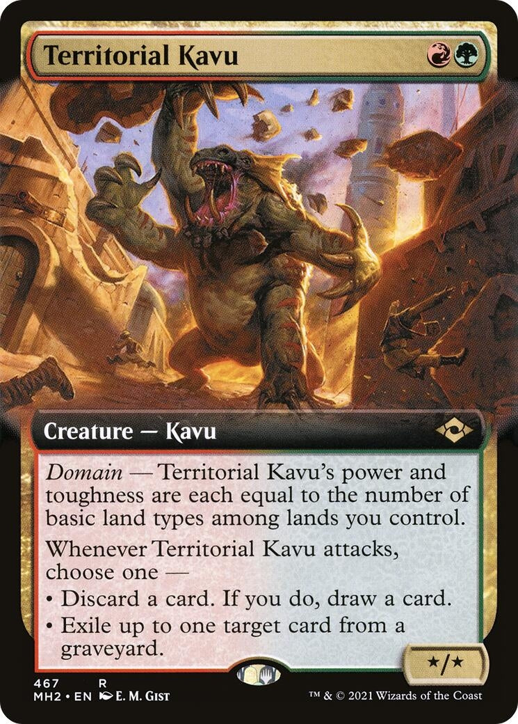 Territorial Kavu Extended Art (467) [MH2]