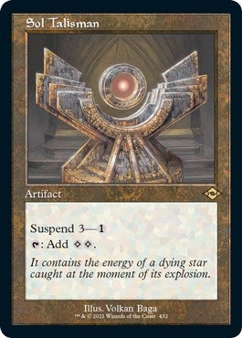 Sol Talisman Retro Frame Foil Etched (432) [MH2]