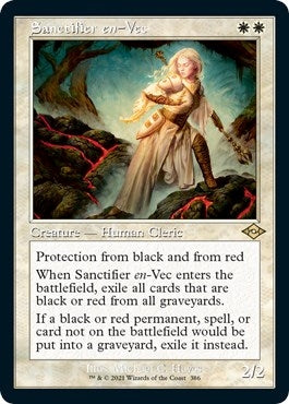 Sanctifier en-Vec (Retro Foil Etched) [Modern Horizons 2]