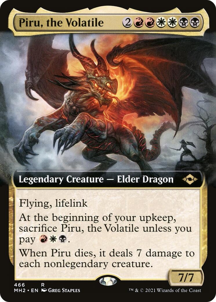 Piru, the Volatile (Extended Art) [Modern Horizons 2]