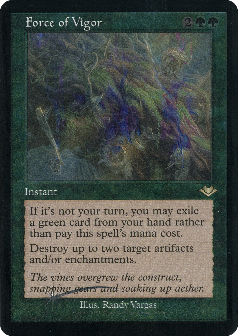Force of Vigor Retro Frame Foil Etched (21) [MH1]