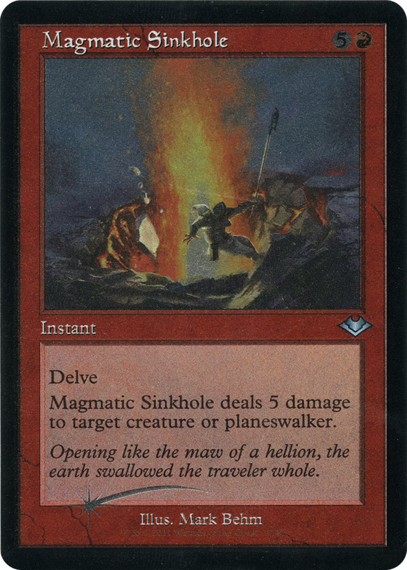 Magmatic Sinkhole Retro Frame Foil Etched (17) [MH1]