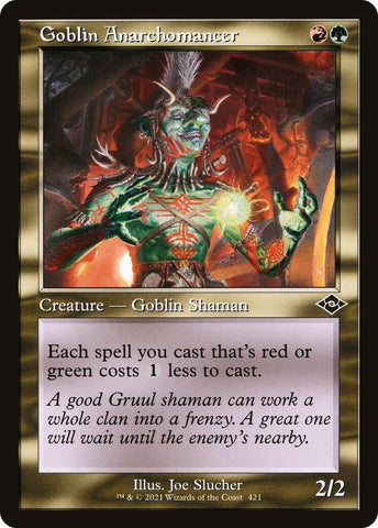 Goblin Anarchomancer Retro Frame (421) [MH2]