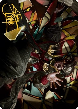 Prismatic Ending Art Card Gold Stamped Signature (5) [ASMH2]