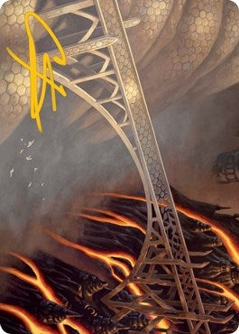 Rustvale Bridge Art Card Gold Stamped Signature (77) [ASMH2]