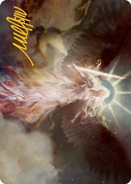 Serras Emissary Art Card Gold Stamped Signature (8) [ASMH2]